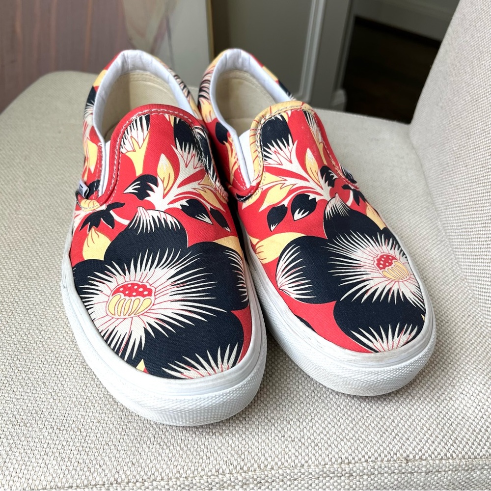 Vans for J. Crew Unisex classic slip-on shoes (size Women’s 9 or men’s 7.5) - Picture 3 of 16